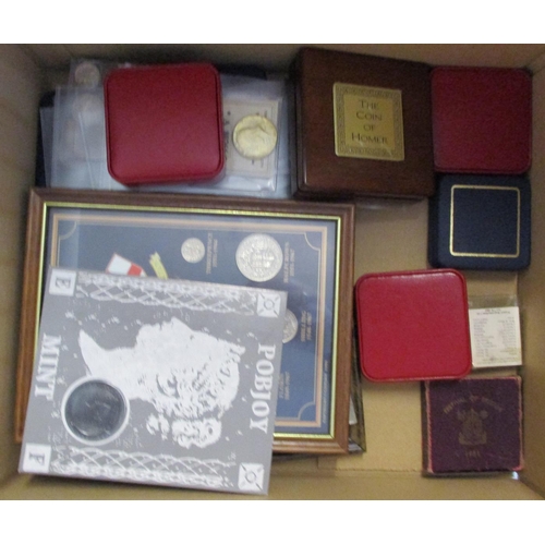 584 - Modern collection with Platinum proofs FDC China 1997 5y Panda with Westminster box and certificate,... 