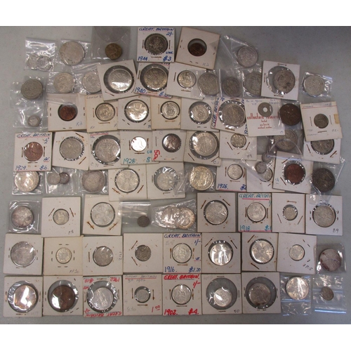 587 - 20th Century collection in mixed condition with good silver content, with ranges from Australia, Aus... 