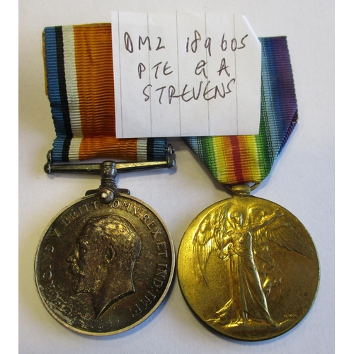 9 - Mainly WW1 range with:
1. BWM and Victory Medal to 515086 Pte F.T. Savage R.A.M.C. extremely fine wi... 