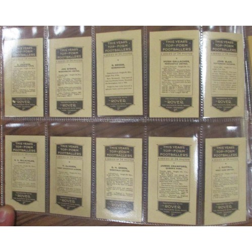 88 - Coln. of complete sets, in plastic sleeves, generally in very good cond., incl. Mazawattee Kings and... 