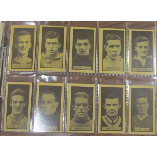 88 - Coln. of complete sets, in plastic sleeves, generally in very good cond., incl. Mazawattee Kings and... 