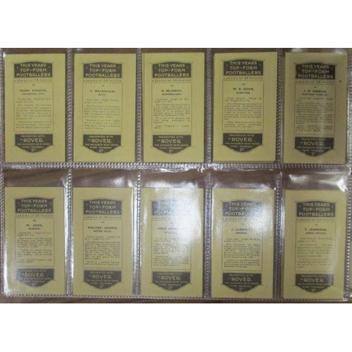 88 - Coln. of complete sets, in plastic sleeves, generally in very good cond., incl. Mazawattee Kings and... 