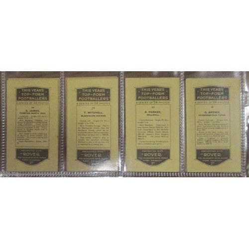 88 - Coln. of complete sets, in plastic sleeves, generally in very good cond., incl. Mazawattee Kings and... 