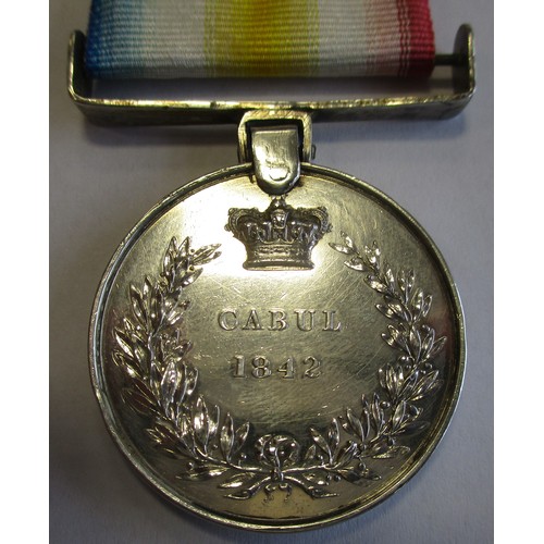 33 - 1842 Cabul Medal named in upright capitals to Geo Arnold 31st Regt, replacement clip and suspension,... 