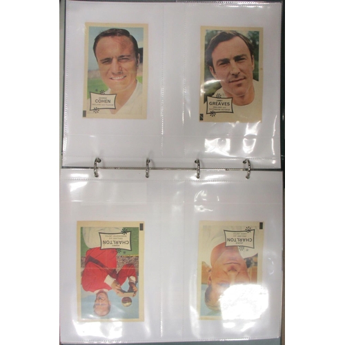 19 - A. & B.C. Collection of complete sets, in an album, in variable cond., incl. Footballers 1966 1-110 ... 