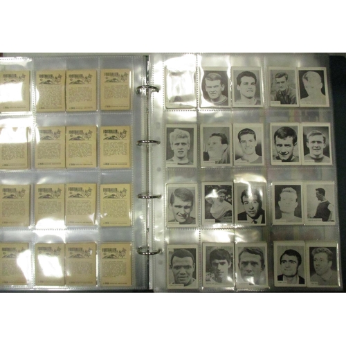 19 - A. & B.C. Collection of complete sets, in an album, in variable cond., incl. Footballers 1966 1-110 ... 