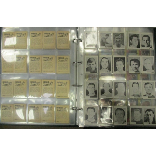 19 - A. & B.C. Collection of complete sets, in an album, in variable cond., incl. Footballers 1966 1-110 ... 