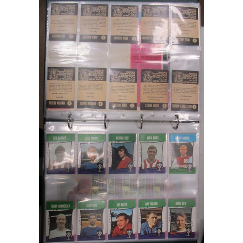 19 - A. & B.C. Collection of complete sets, in an album, in variable cond., incl. Footballers 1966 1-110 ... 