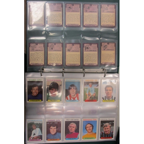 20 - A. & B.C. Collection of football sets, in an album, generally in very good cond., incl. Footballers ... 