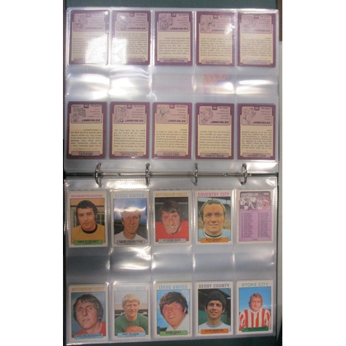 20 - A. & B.C. Collection of football sets, in an album, generally in very good cond., incl. Footballers ... 