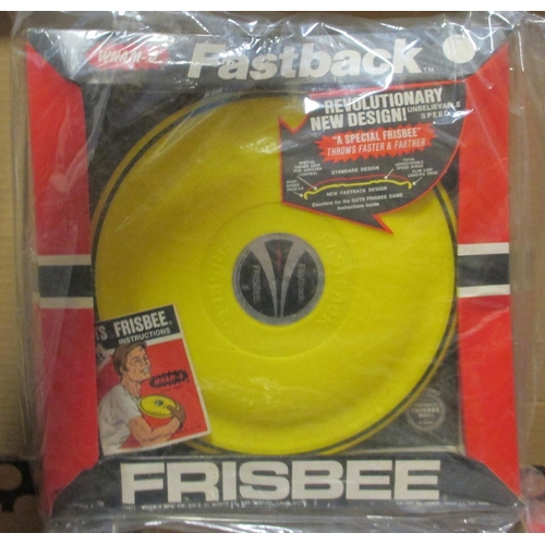 204 - Collection of toys 1960s onwards mainly frisbee and frisbee related, generally excellent to mint in ... 