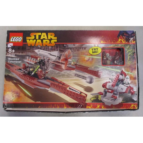 219 - Lego. Mainly Star Wars sets with Imperial Inspection No 7264, Wookie Catamaran No 7260, ARC-170 Star... 