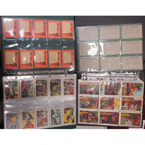 22 - A. & B.C. Collection of complete sets, in 2 albums, in variable cond., incl. Batman pink back no pan... 