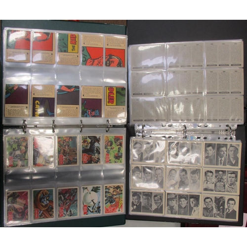 22 - A. & B.C. Collection of complete sets, in 2 albums, in variable cond., incl. Batman pink back no pan... 