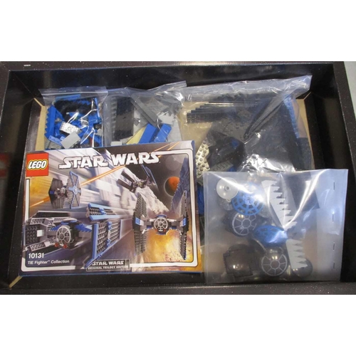 222 - Lego. Star Wars sets with TIE Fighter Collection No 10131 and Clone Turbo Tank No 7261, generally ex... 