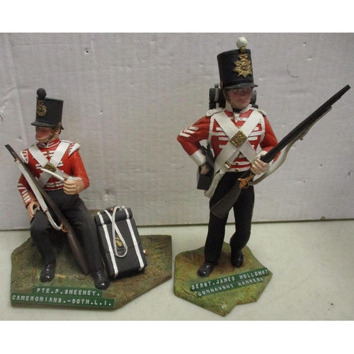 229 - Collection of larger scale figures from Napoleonic to post WW2, mainly 140mm to 150mm, appear to be ... 