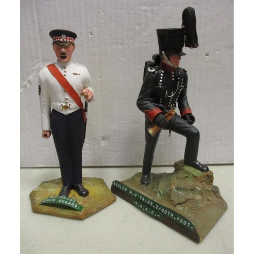 229 - Collection of larger scale figures from Napoleonic to post WW2, mainly 140mm to 150mm, appear to be ... 