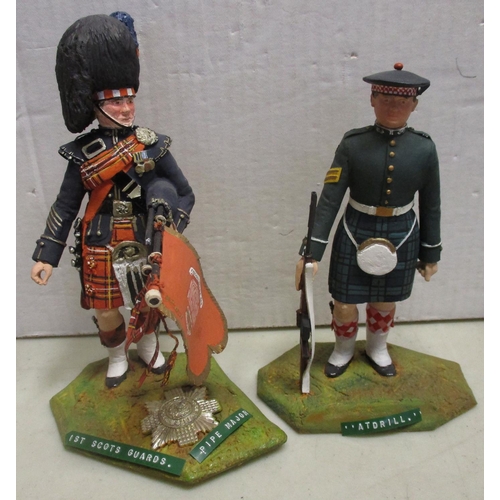 229 - Collection of larger scale figures from Napoleonic to post WW2, mainly 140mm to 150mm, appear to be ... 