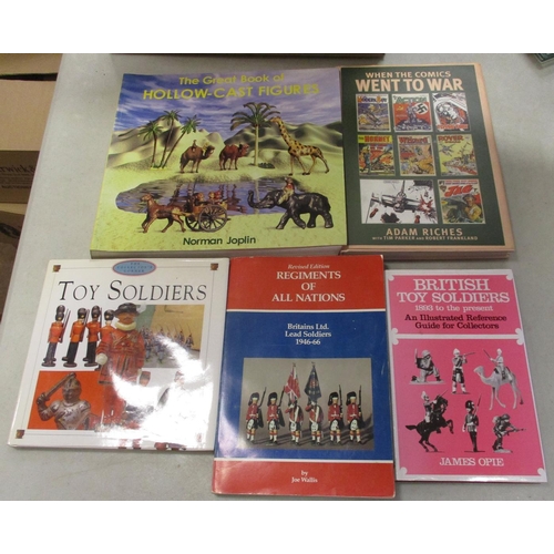 231 - Collection of mainly collecting toy soldiers books including Toy Soldiers 1973-Present by Schiffer, ... 