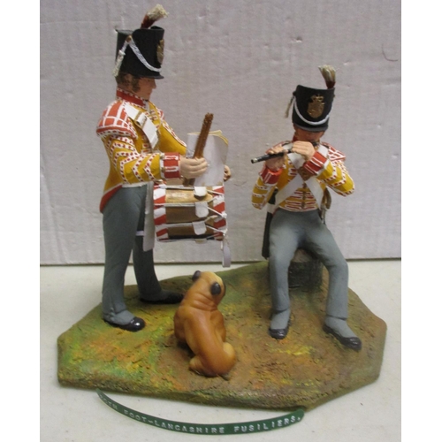 232 - Collection of larger scale figures from Napoleonic to WW2, mainly 140mm to 150mm, appear to be made ... 