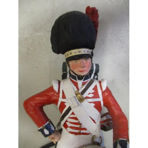 232 - Collection of larger scale figures from Napoleonic to WW2, mainly 140mm to 150mm, appear to be made ... 