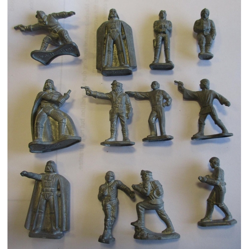 233 - Star Wars. The Empire Strikes Back 1982 LFL range of 25mm to 35mm scale zinc figures in range of pos... 