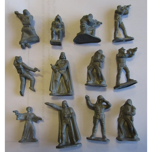 233 - Star Wars. The Empire Strikes Back 1982 LFL range of 25mm to 35mm scale zinc figures in range of pos... 