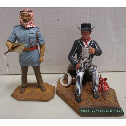 235 - Collection of larger scale figures from Waterloo to Trucial Oman Scouts, mainly 140mm to 150mm, appe... 