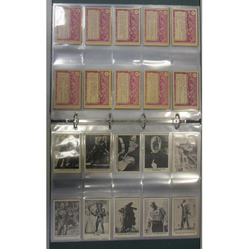 25 - A. & B.C. Collection of complete sets, in 3 albums, in mixed condition with Batman black back Englis... 