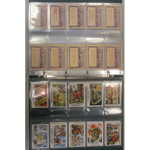 25 - A. & B.C. Collection of complete sets, in 3 albums, in mixed condition with Batman black back Englis... 