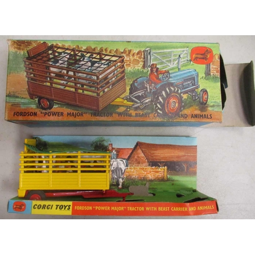 259 - Collection with Corgi Simon Snorkel No 1127, Chipperfield's Circus Land Rover No 487 with both figur... 