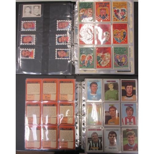 26 - A. & B.C. Collection of complete and part sets, in 3 albums, in variable cond., incl. Film Stars set... 