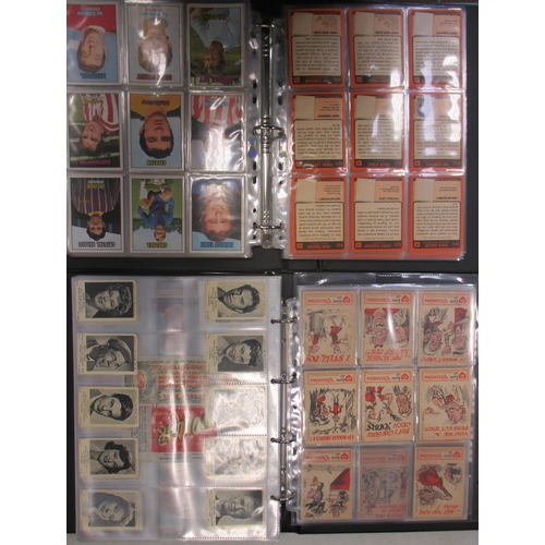 26 - A. & B.C. Collection of complete and part sets, in 3 albums, in variable cond., incl. Film Stars set... 