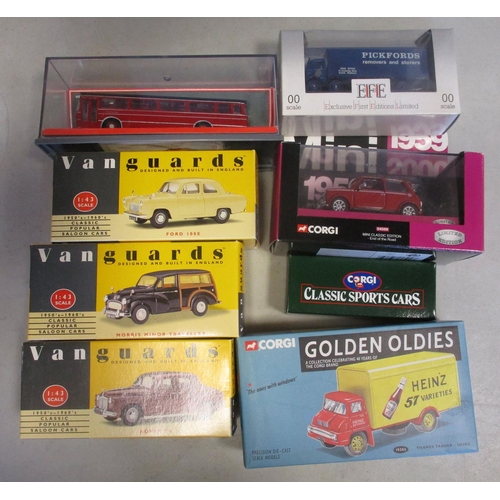 268 - Mixed collection of buses, trams, vans, haulage etc including Corgi (25), Matchbox (16), Lledo, EFE ... 