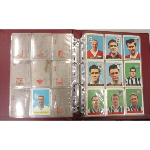 27 - A. & B.C. Range of football sets, in an album, in variable cond., incl. Footballers 1958 1-46 withou... 