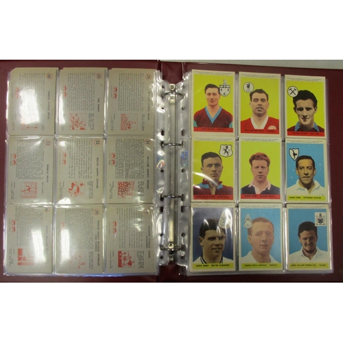 27 - A. & B.C. Range of football sets, in an album, in variable cond., incl. Footballers 1958 1-46 withou... 