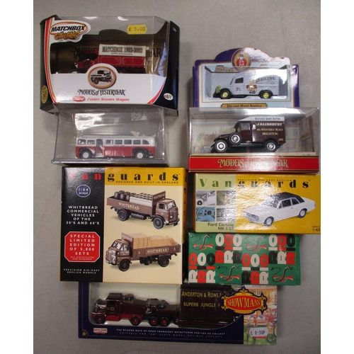 270 - Collection including Corgi (5), Matchbox (23), Lledo (87) etc, mainly mint in good to mint boxes. Qt... 