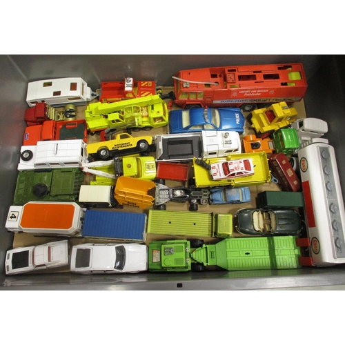 273 - Large unboxed accumulation with Corgi, Corgi Juniors including The Saint XJ-S, Dinky, Matchbox, Siku... 