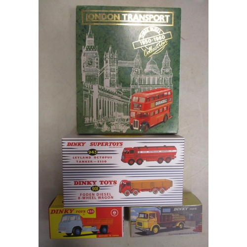 274 - Mainly Corgi collection (17) with buses and haulage, also Atlas Dinky (4) and Gilbow triple bus set,... 