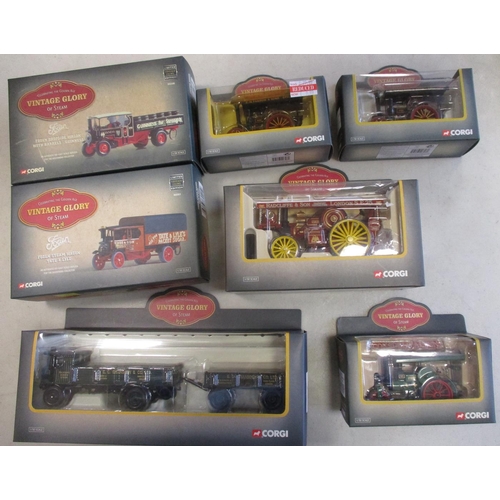 285 - Corgi. Vintage Glory of Steam collection including Nos 80009, 20004, , 80307, 80007 etc, mainly mint... 