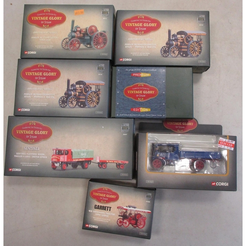 285 - Corgi. Vintage Glory of Steam collection including Nos 80009, 20004, , 80307, 80007 etc, mainly mint... 