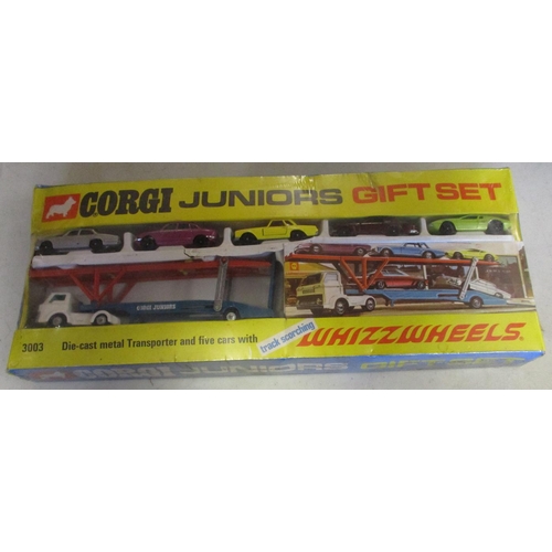 287 - Corgi. Collection including Chevrolet Fire Chief No 482, Rover 2000 No 252 blue, VW Karmann Ghia No ... 