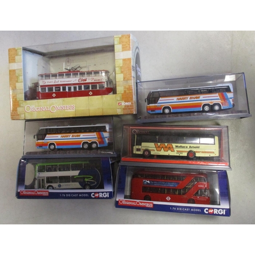 288 - Corgi. Bus, tram and coach collection including Original Omnibus, Collector Member's Exclusives  etc... 