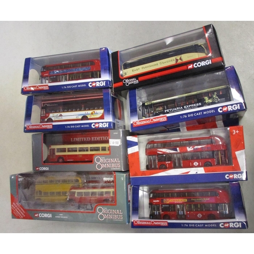 288 - Corgi. Bus, tram and coach collection including Original Omnibus, Collector Member's Exclusives  etc... 