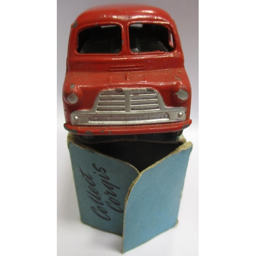 291 - Corgi. Commer Wall's Ice Cream Refrigerator Van No 453, dark blue cab about excellent in fair plus p... 