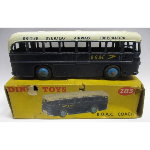 304 - Dinky. Range with Mercedes Benz Racing Car No 237 blue driver, Jaguar D Type No 238 no RN, Nash Ramb... 