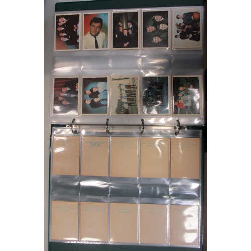 31 - A. & B.C. Collection of complete sets, in an album, in variable cond., incl. Beatles (black & white)... 