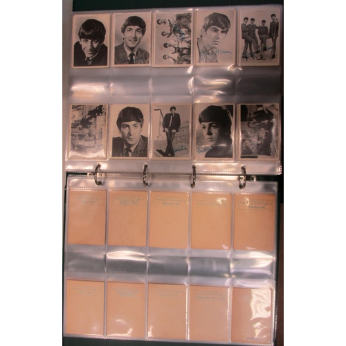 31 - A. & B.C. Collection of complete sets, in an album, in variable cond., incl. Beatles (black & white)... 