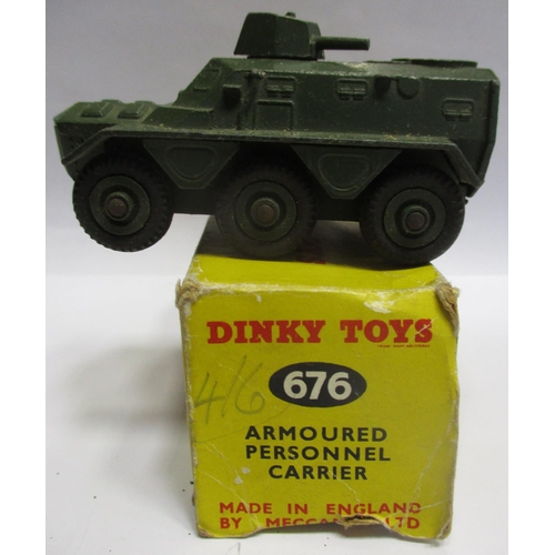 311 - Dinky. Military Army range with Centurion Tank No 651, Water Tanker No 643, Ambulance No 626, APC No... 