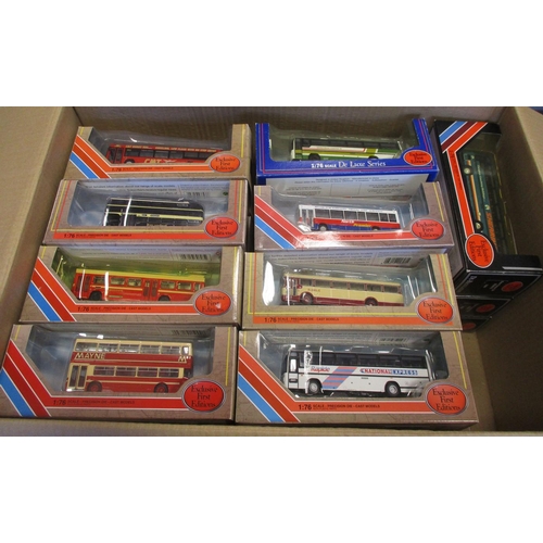 316 - EFE. 1/76 Scale bus and coach collection including Model Collector Routemaster Set, mainly mint in e... 